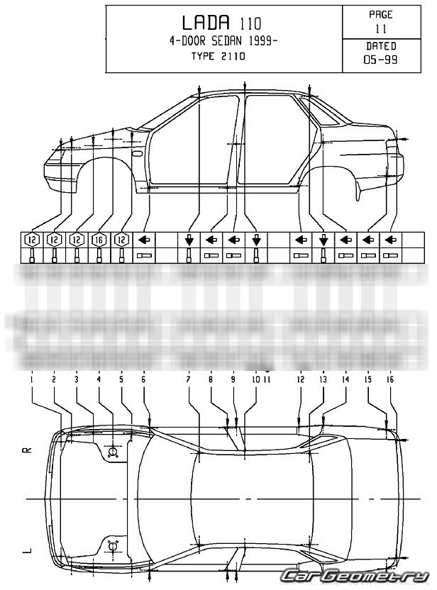 Размеры 2110