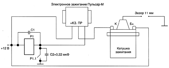 Схема подключения сонар