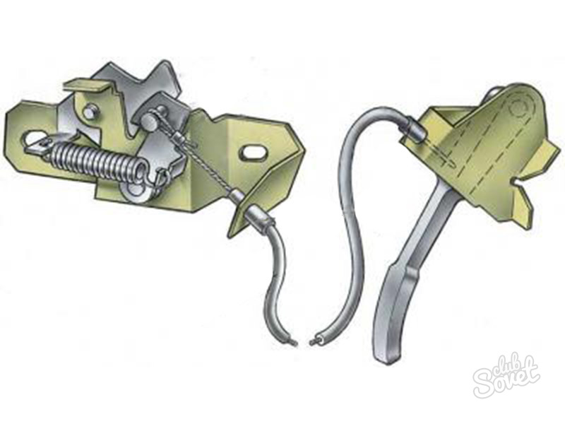 Схема замка капота ваз 2114