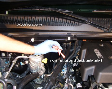 Locate and Remove Automatic Transmission Level Dip Stick